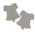 Silver Bell Confetti